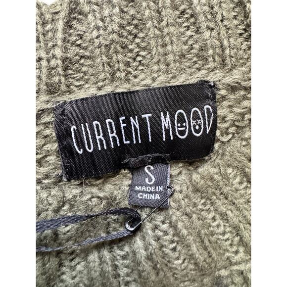 Dolls Kill Current Mode Pretty Pessimist Oversized Sweater Small - Picture 3 of 5